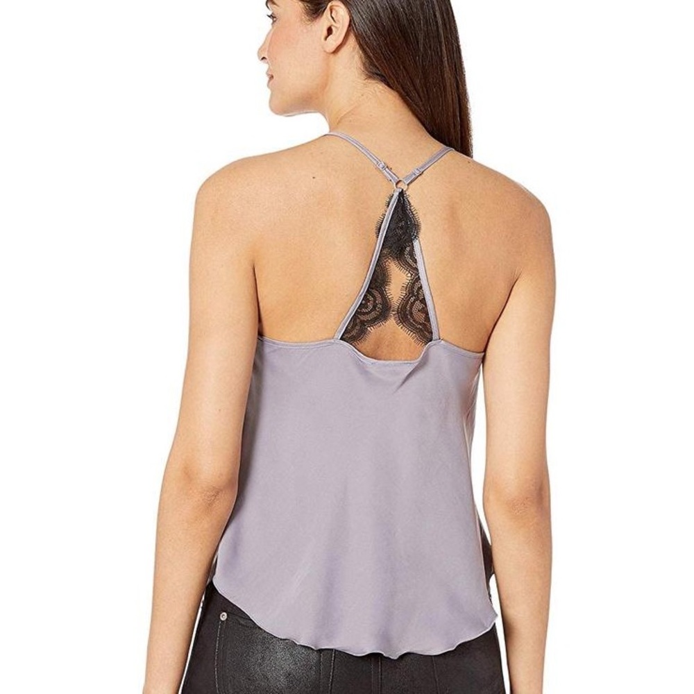 NWT Free People starlight lace mauve cami - Picture 4 of 7